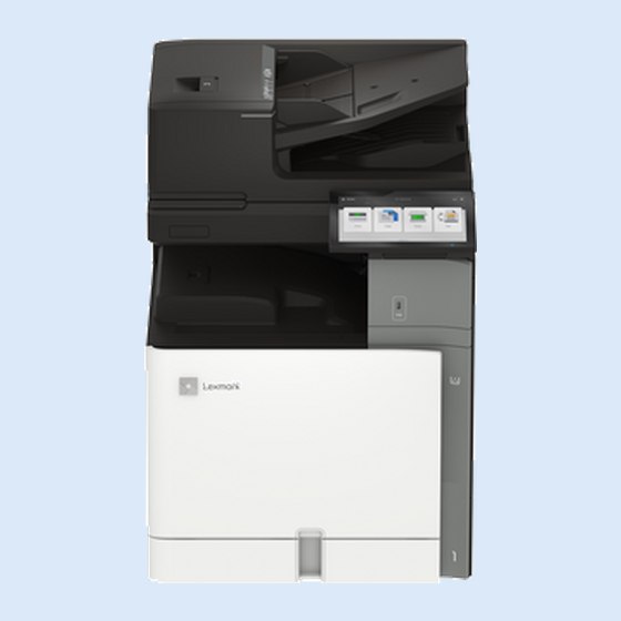 A Lexmark CX963se A3 colour multifunction printer.